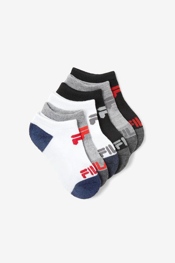 Fila Cushioned No Show 10-Pack Boy's Socks - Multicolor,NZ 180-15932